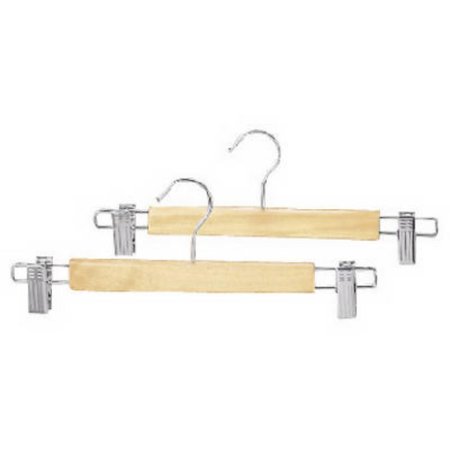 WHITMOR 2Pk Nat Wd Skirt Hanger 6026-311